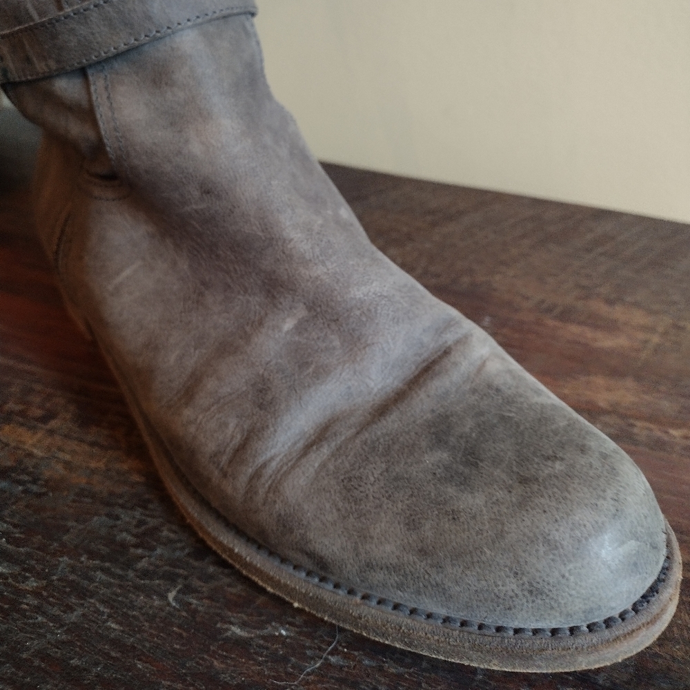 LD Tuttle Grey Artisan Riding Boots Size 40 (10) - Picture 11 of 15
